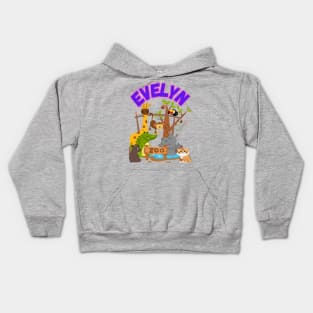 Evelyn baby's names Kids Hoodie